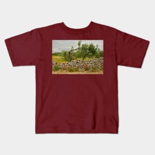 Landscape Near Loziscz, Brac Island, Croatia Kids T-Shirt